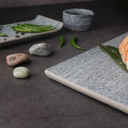 Блюдо прямоугольное 33*21 см h1,3 см Stone Untouched Taiga P.L. Proff Cuisine [1]