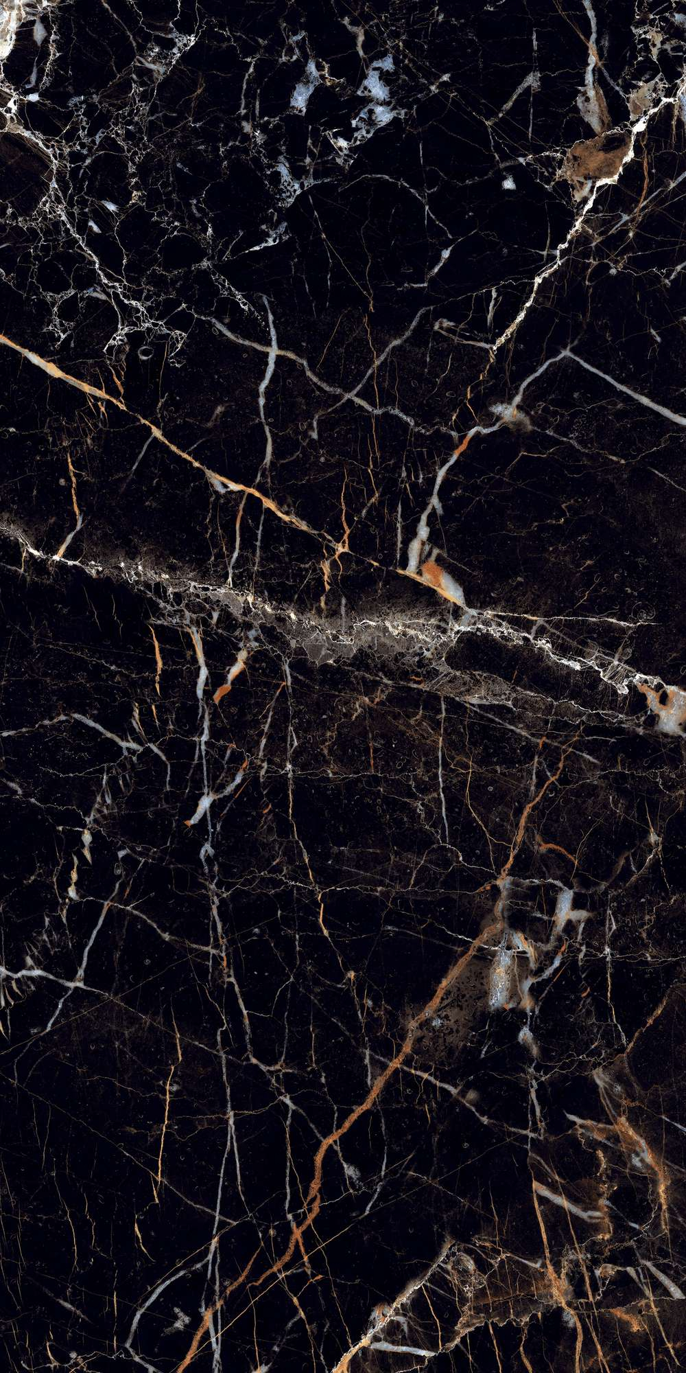 Керамогранит, Arcadia Ceramica, TORINO BLACK, 1200x600 мм, суперглянцевая