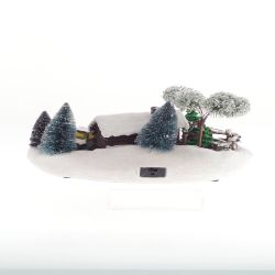 GAEM Фигурка декоративная "Рождество" (4 мелодии, подсвет, движ, 3xAA н/п, +USB), L31 W19 H1