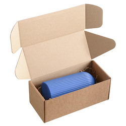 Свеча декоративная Tkano Edge 16.5см ярко-синяя