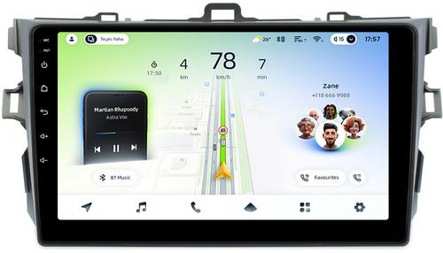 Магнитола для Toyota Corolla 150 2006-2013 (рамка тип 1) - Teyes CC4L-DTS монитор 9" IPS, Android 14, Быстрая, Snapdragon 662, CarPlay, 4G SIM-слот