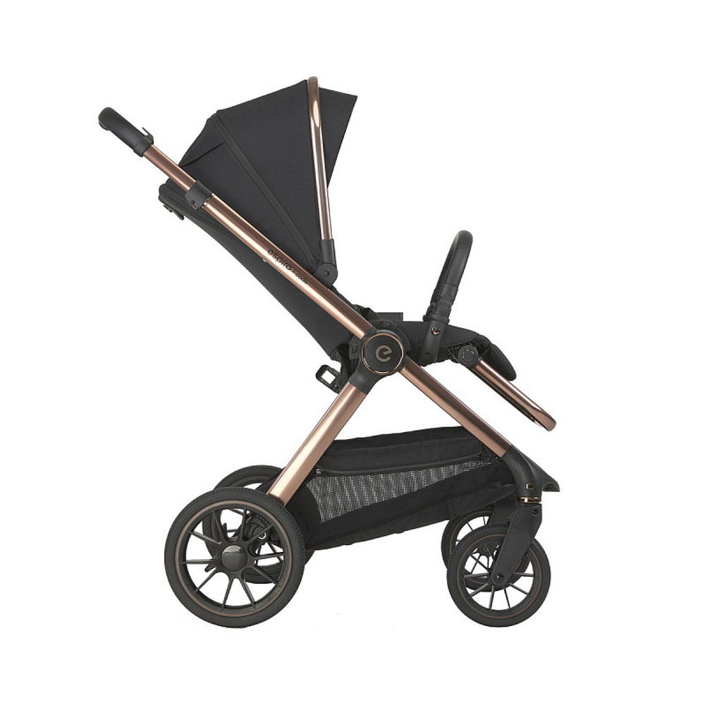 Детская коляска 3 в 1 Espiro Code 2025 и автокресло Pi Gray blue 10 clever black/ Серый/синий (Gray blue 103)