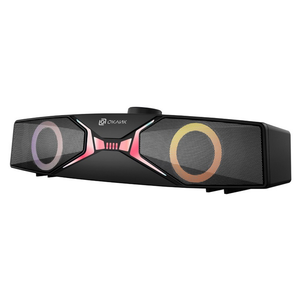 Колонка-саундбар Оклик OK-502S Stereo 6Вт RGB-подсветка