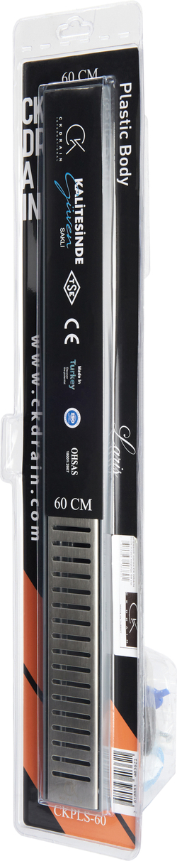 Душевой лоток CK DRAIN AQPL10-60 Stick 60 см, решетка из нержавеющей стали