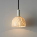 Подвесной светильник 8992P gold/white