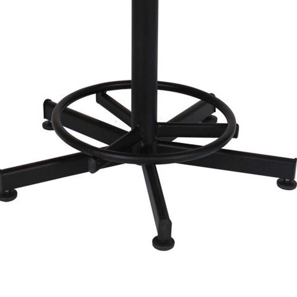 Кресло кассира, ресепшн РС37, без подлокотников, кожзам, черное