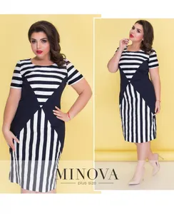 Платье 00276-синий Minova