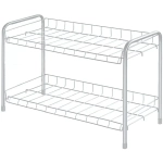 Этажерка для обуви 2 полки 660*280*440 матовый серый ЭТ3/МС