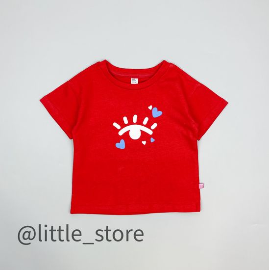 Футболка хлопковая, Красная