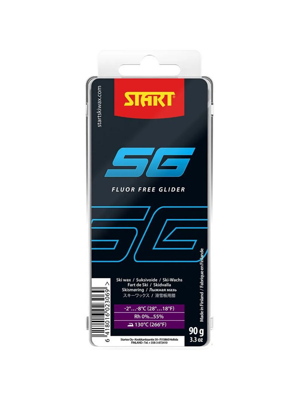 Парафин START SG fluor free glider purple -2...-8 , 90 г