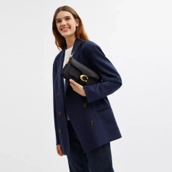 COACH СУМКА ЧЕРЕЗ ПЛЕЧО TABBY 26, ЧЕРНЫЙ