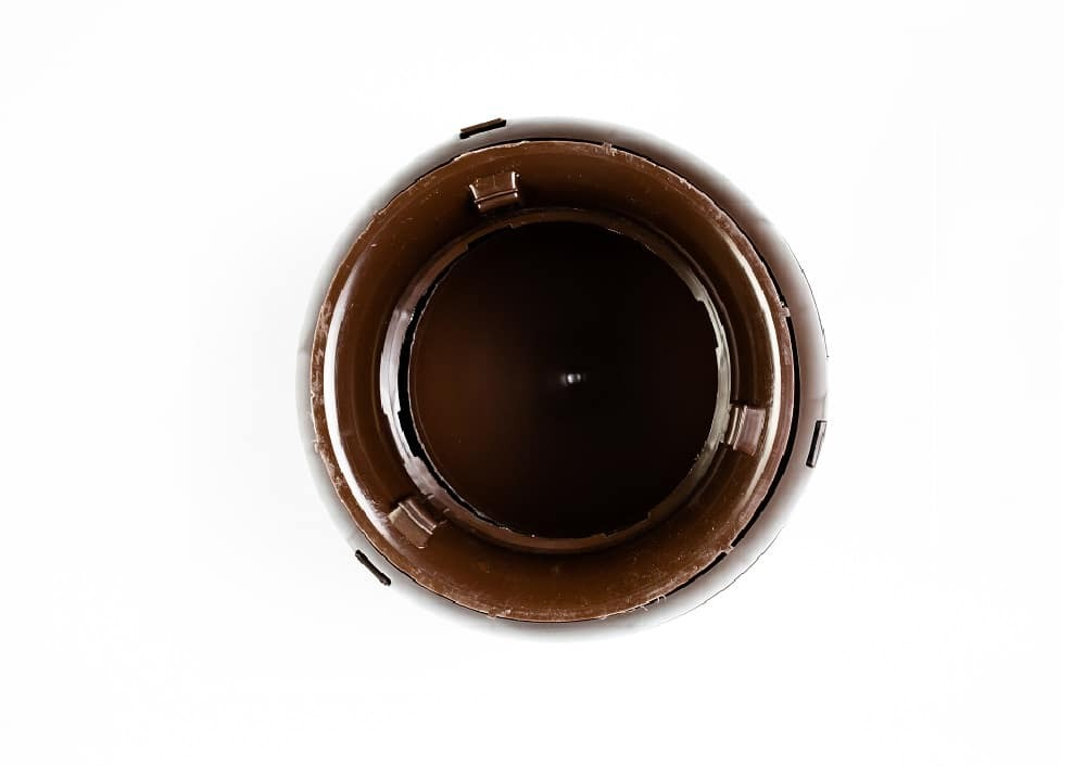 Колпак вентиляционный D110, коричневый