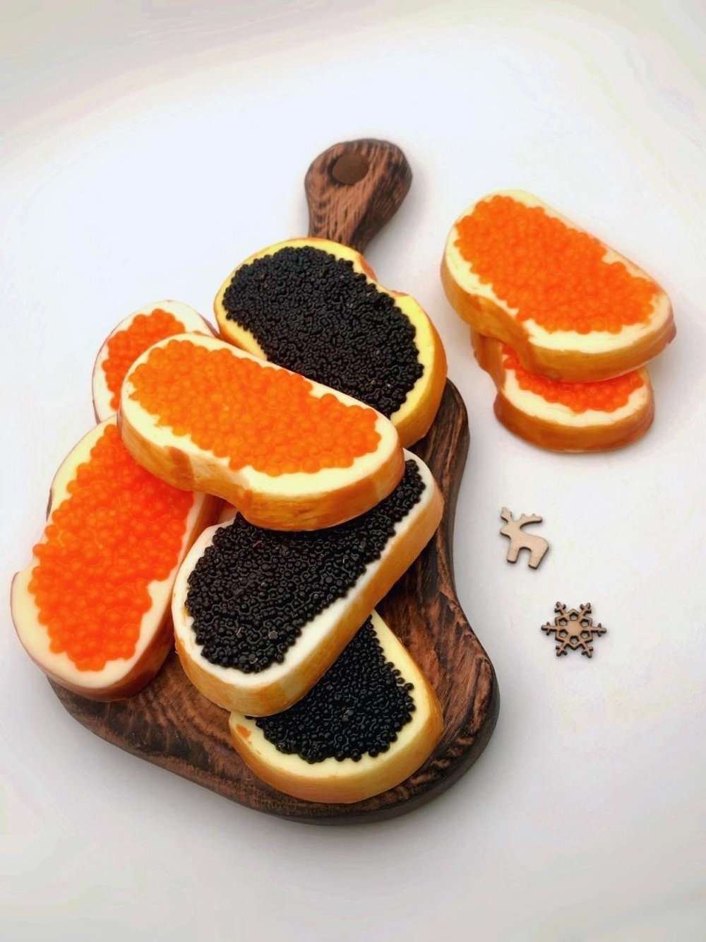 Мыло «Бутерброд с красной икрой»