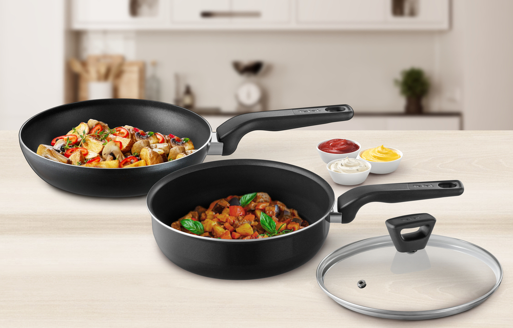 Набор посуды с крышкой Tefal Essential 4232830