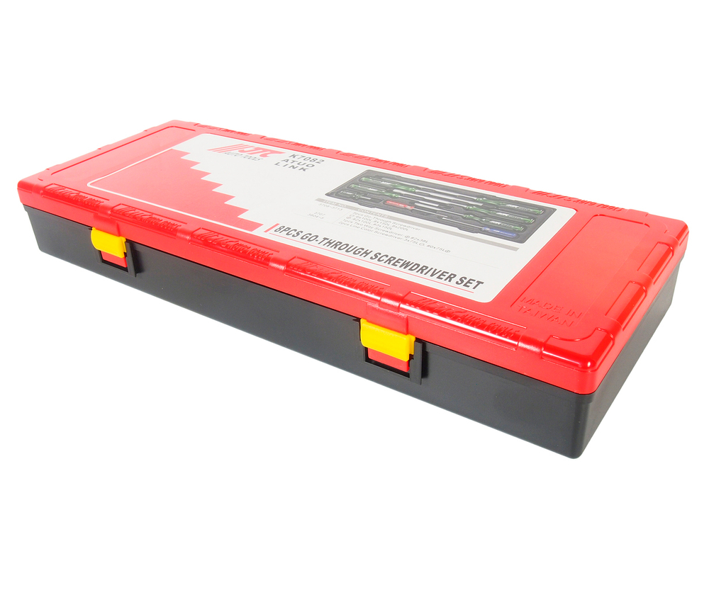 Набор отверток со сквозным стержнем 8 предметов в кейсе JTC