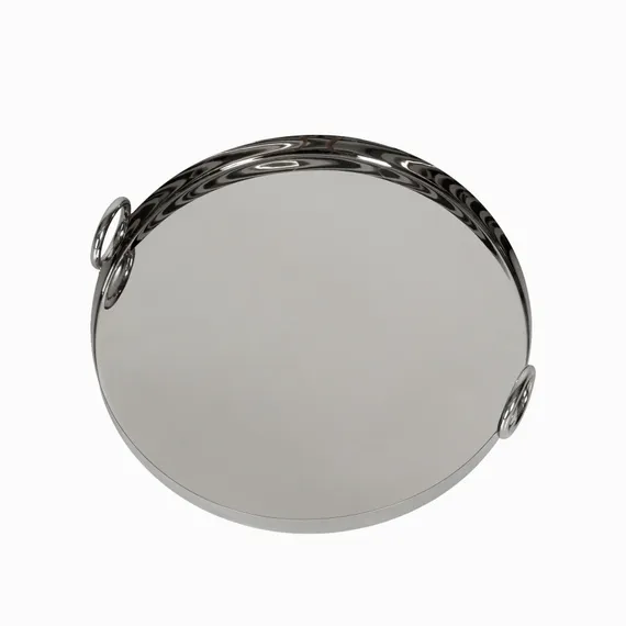 Поднос Roomy Ø50 см, серебристый