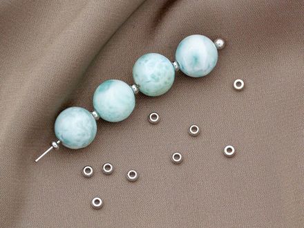 Спейсер 2,8мм, серебро (10 штук)