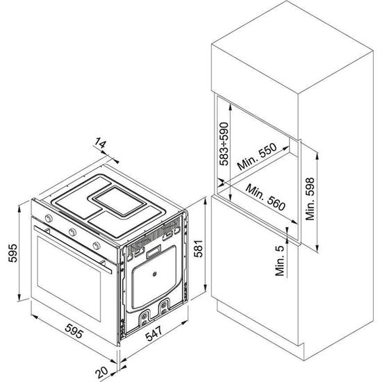 Электрический духовой шкаф FRANKE MA 82 M LG/F