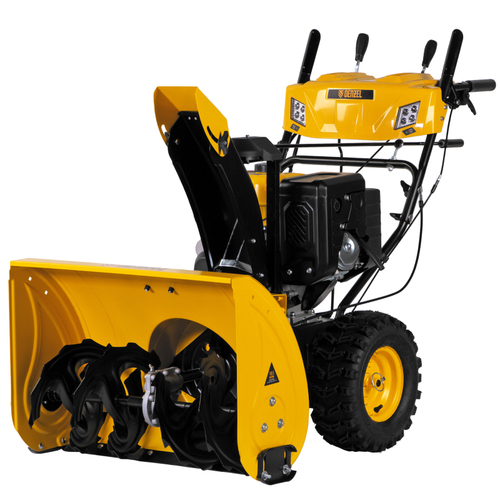 SBL 711D PRO Бензиновая снегоуборочная машина, 302cc, эл.старт, фара, обогрев, блок. дифф.// Denzel