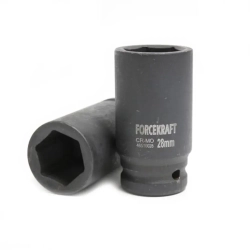 Головка ударная глубокая 3/4'', 28мм (6гр.) FORCEKRAFT FK-46510028