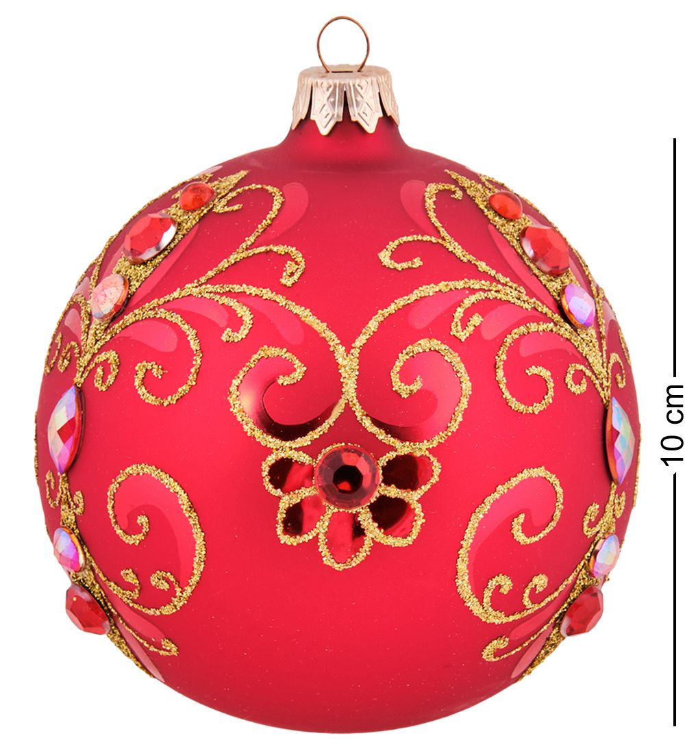 Элита НФШ-1691 Ел.украшение Шар «Рубин» 100 мм