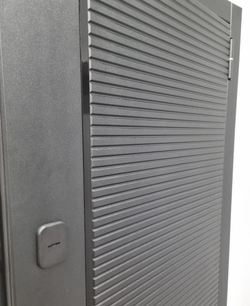 Входная металлическая дверь Рекс 30 Кварц черный / ФЛ-102 Сандал белый