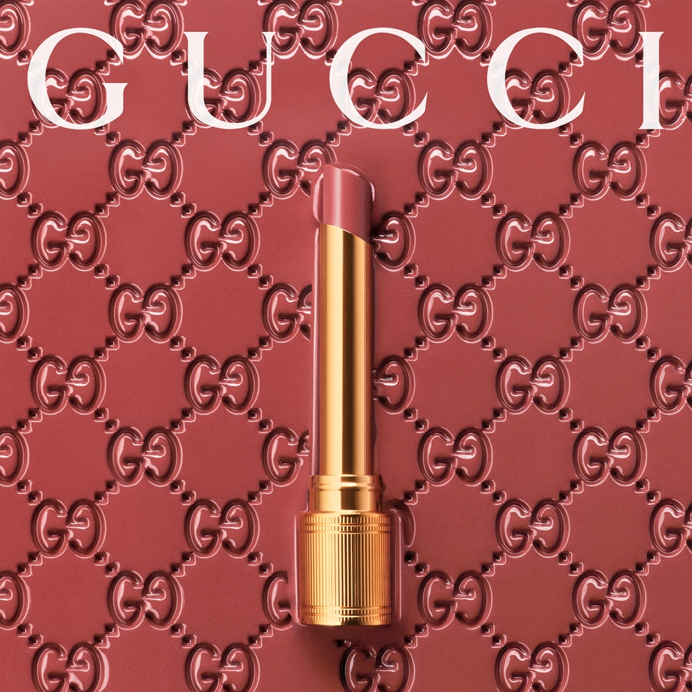 Gucci Gucci Beauty Rouge de Beaute Brillant - Увлажняющая помада оттенок 411 Emmy Petal, 1 g