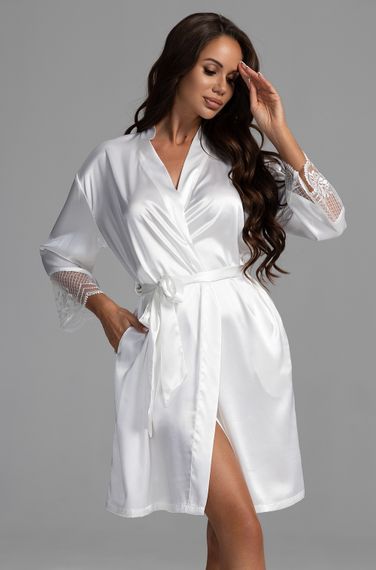 Халат Mia-Amore 3903 "Regina" белый