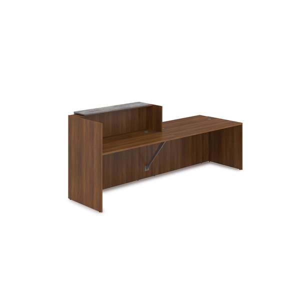 1КРС-ДС.007.1 Комплект Ресепшн с фартуком ЛДСП (2832*901*1161) (с подсветкой)