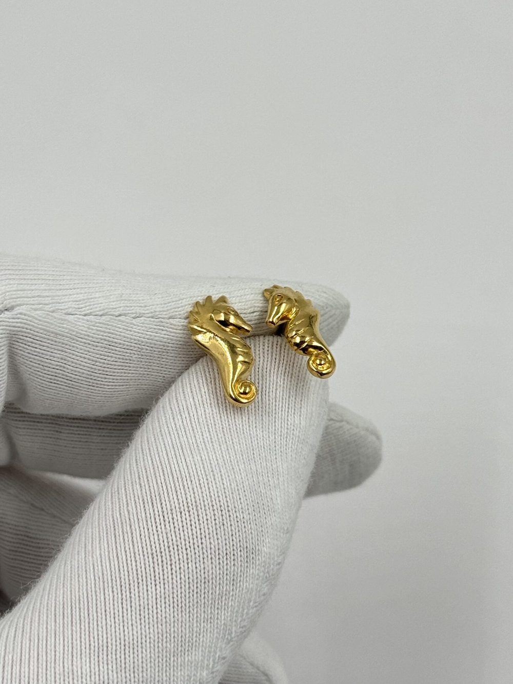 Серьги Морской конёк