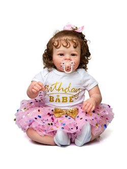 Кукла Реборн мягконабивная 60см в пакете (FA-006FV)