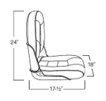 Кресло SKIPPER PREMIUM, синий/серый