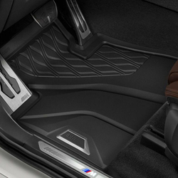 Коврики BMW XM G09 всепогодные резиновые (4шт) (перед с высокими бортиками + задн с низкими бортиками)