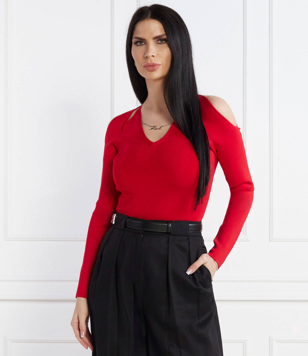 Свитер Karl Lagerfeld - красный(240W2004)