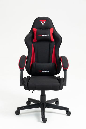 Кресло спортивное TopChairs Phantom черно-красный