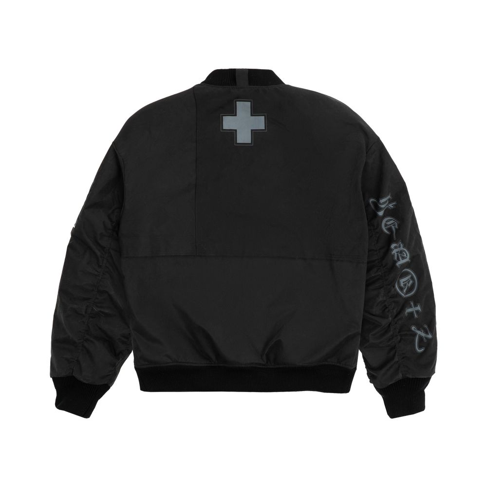 Бомбер Heartz Going Dark черный