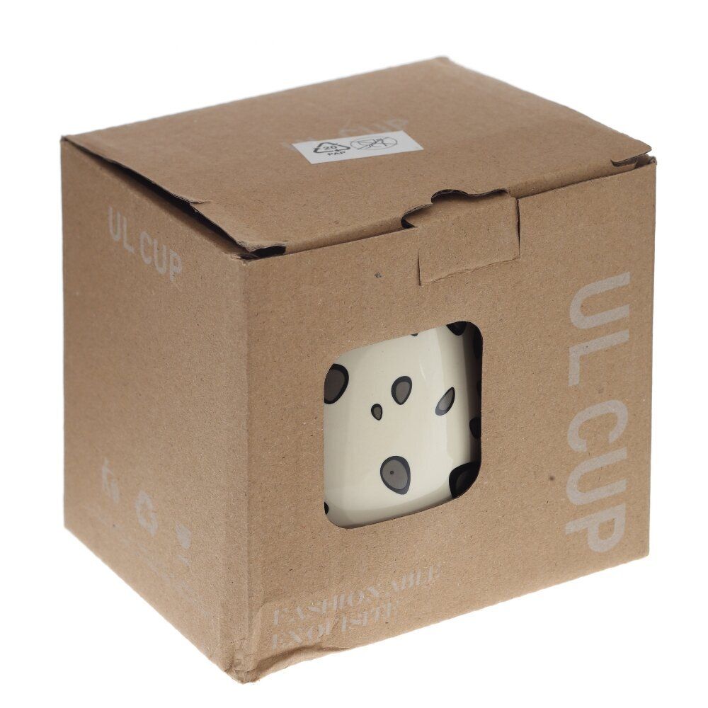 GAEM Кружка с крышкой и ложкой, 350 мл, L13 W9 H13 см, 4в.