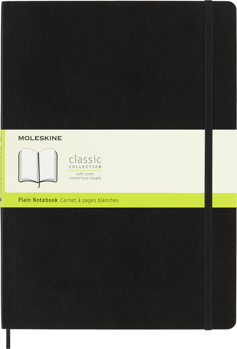 Блокнот Moleskine CLASSIC SOFT (QP643) формат A4, 192стр. без линовки, мягкая обложка, черный