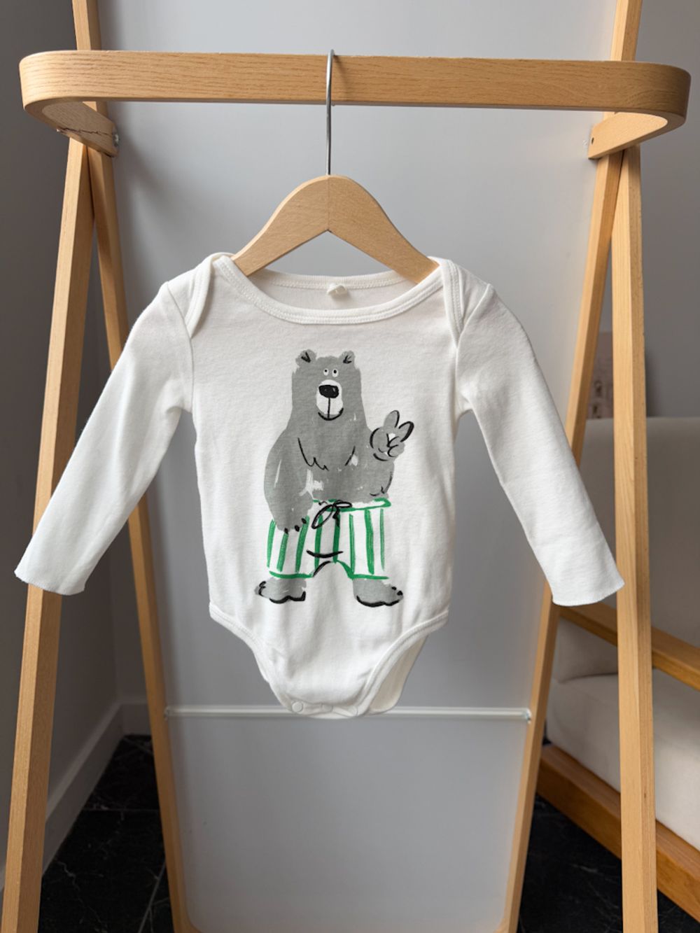 Хлопковый боди-слип Stella McCartney, 68