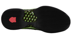 Мужские кроссовки теннисные K-Swiss Hypercourt Express 2 Clay - black/soft neon green/neon lava