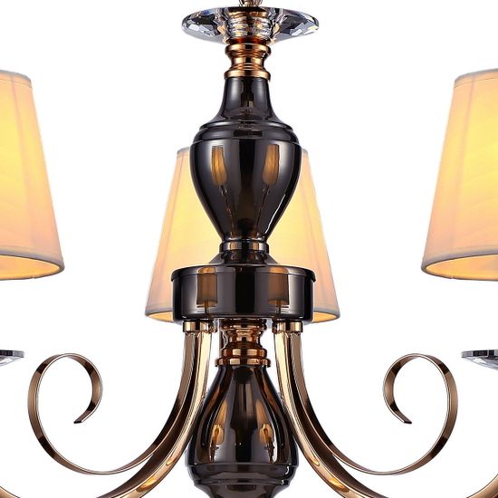 Люстра потолочная ILLUMICO E14  IL5272-3P-27 BK GD