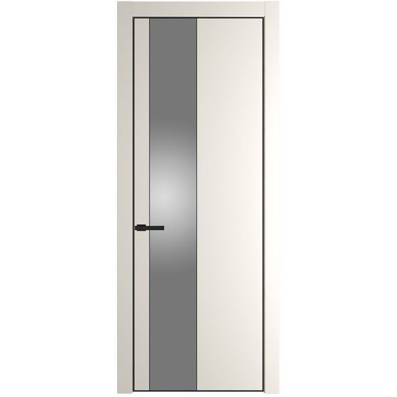 Profil Doors 19PA перламутр белый профиль чёрный матовый стекло серебро матлак