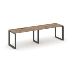 Style Project Рабочая станция односторонняя SN-59O.ORS-024 Дуб Табак/Металл Антрацит/Черный Заглушка