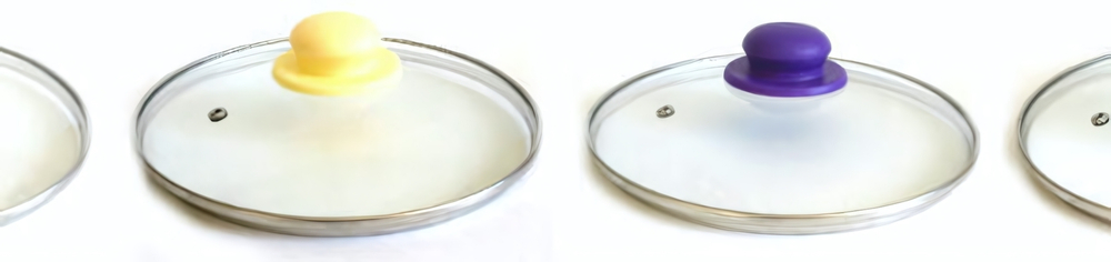 Крышка стеклянная 20см с пароотводом