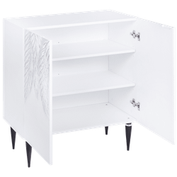 Комод Тропик Классик с 2 полками Айс Найт Сильвер