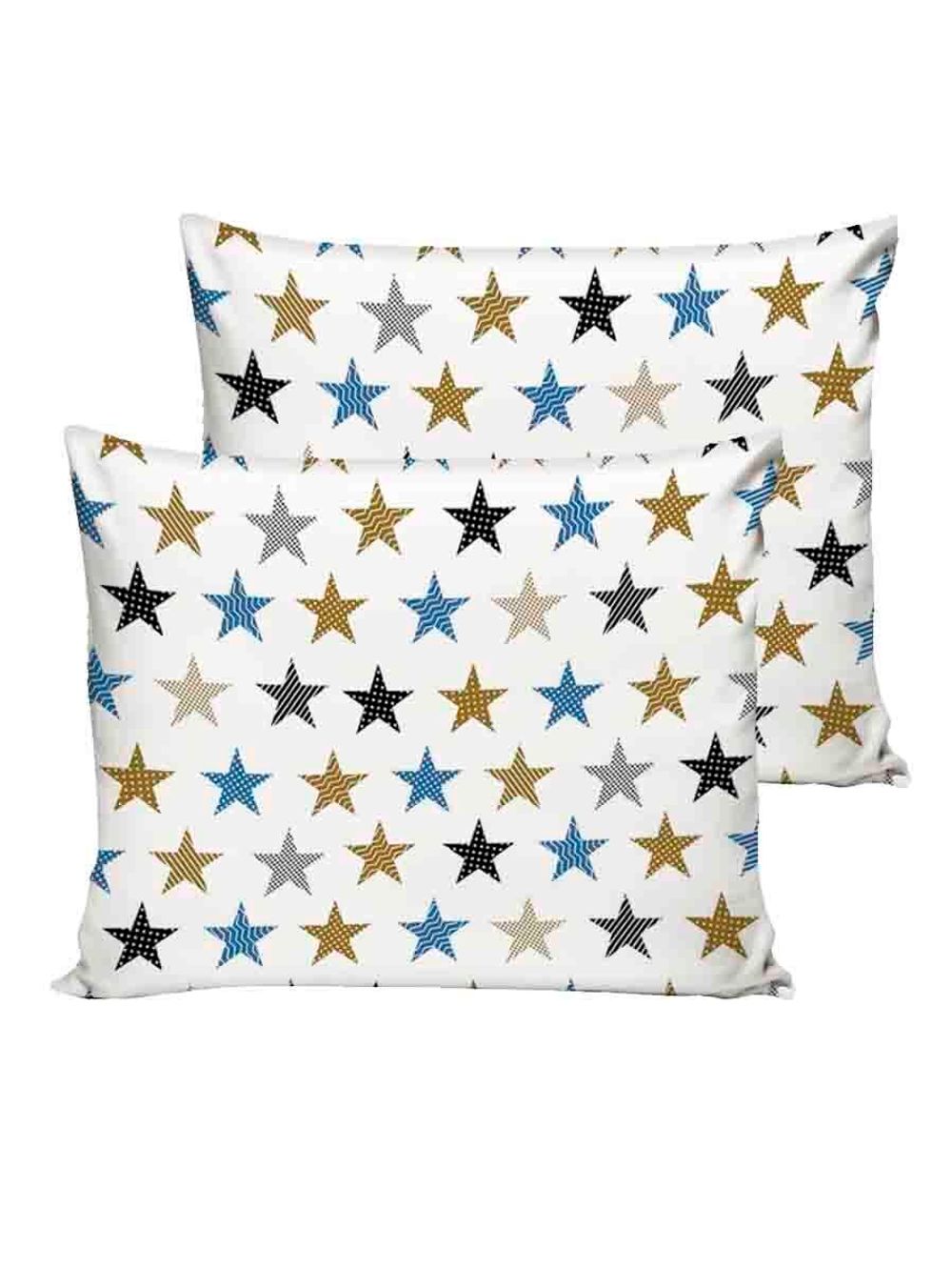 Наволочка комплект 2шт бязь Сказка "Звезды (печворк)" 50x70 см