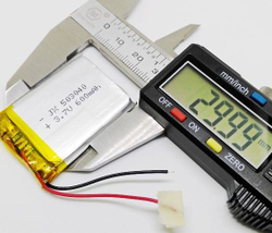 Аккумулятор Li-Po 3.7В-600мА/503040