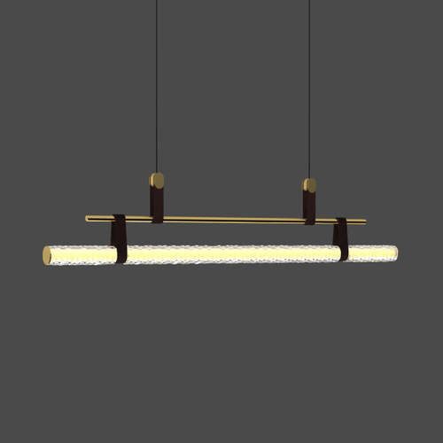 Подвесной светильник 8501P/L brass/clear