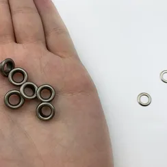 Люверсы металлические 5мм черный никель, Греция