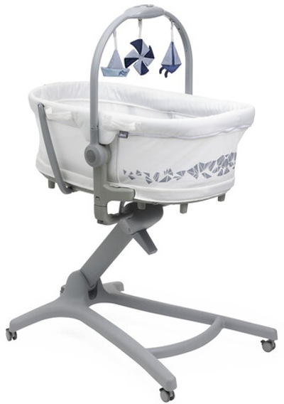 Детская кроватка-стульчик Chicco Baby Hug Pro 5 в 1 White Cream